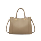 Bolsa Tote Champagne Beaded Charm em Couro Legítimo