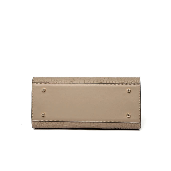 Bolsa Tote Croco Structured