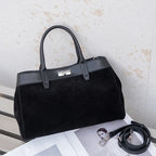 Bolsa Tote de Camurça Clássica