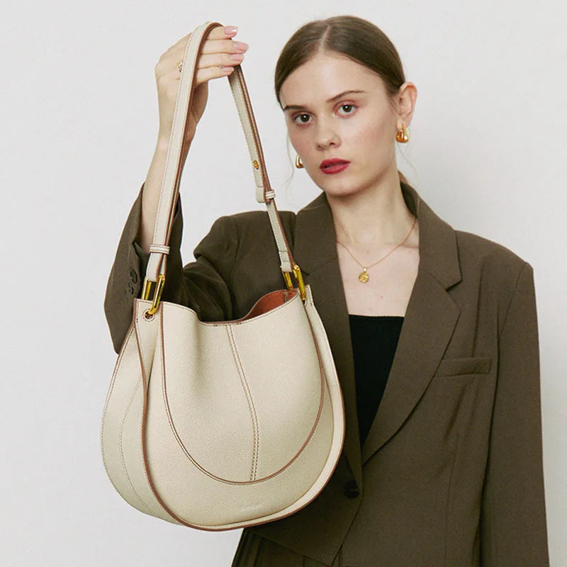 Bolsa Slouchy em Couro Legítimo