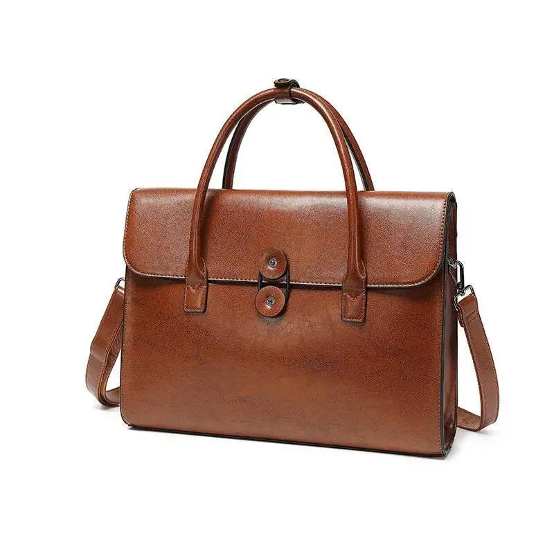 Bolsa de Couro Clássica Executiva