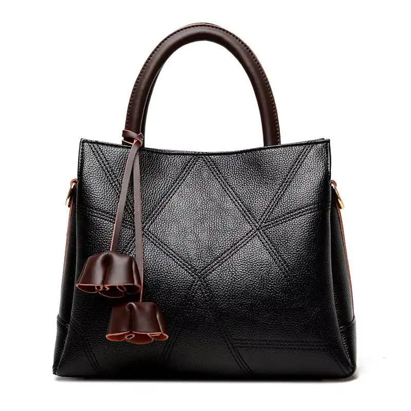 Bolsa Vértice de Couro