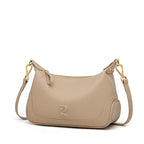 Bolsa Hobo Lucca em Couro Legítimo Cáqui