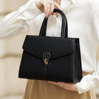 Bolsa Aeterna Structured em Couro Legítimo