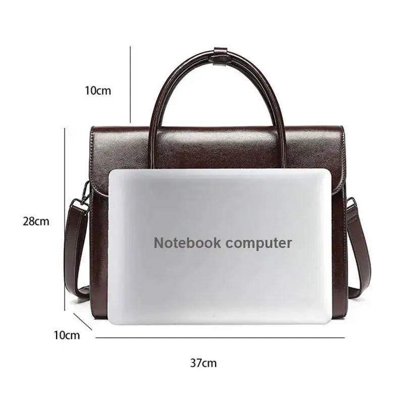 Bolsa de Couro Clássica Executiva
