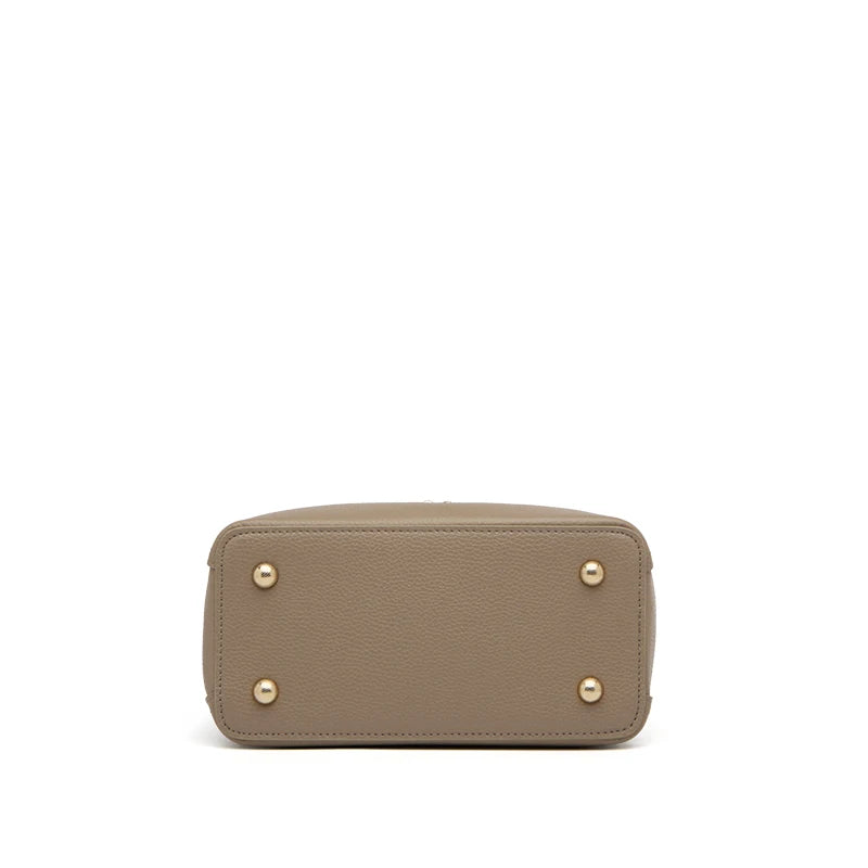 Bolsa Satchel Heritage Khaki com Silk Scarf