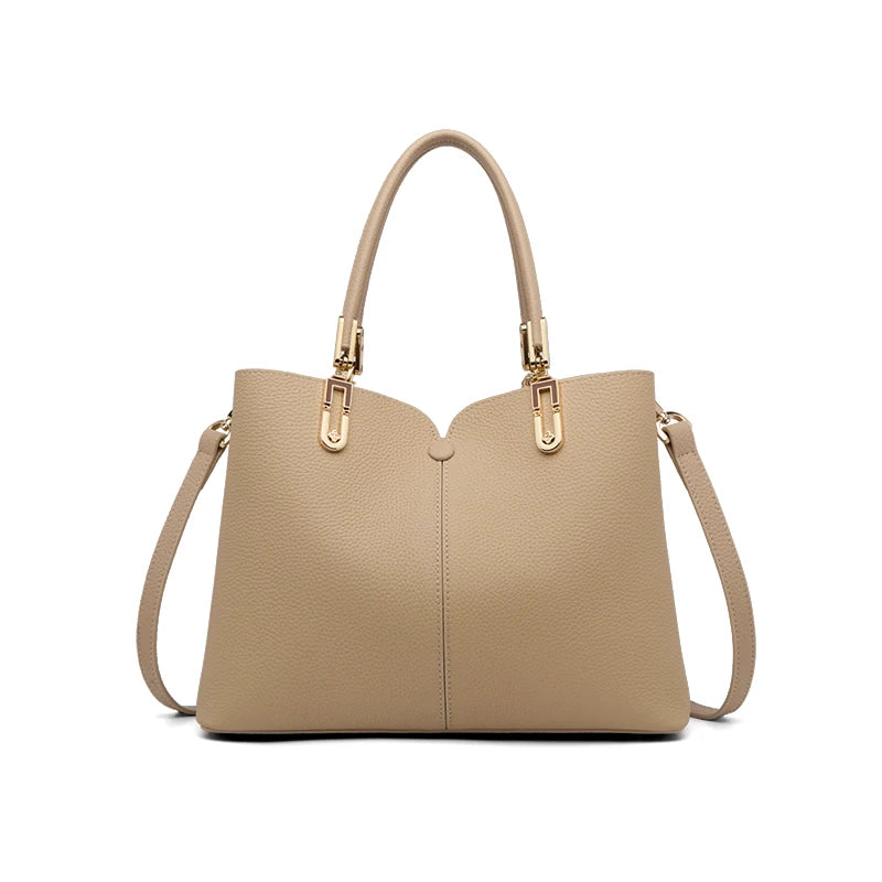 Bolsa Satchel Butterfly Charm em Couro Legítimo