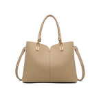 Bolsa Satchel Butterfly Charm em Couro Legítimo