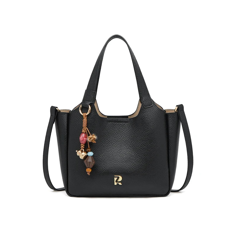 Bolsa de Couro Genuíno Noir