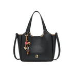 Bolsa de Couro Genuíno Noir