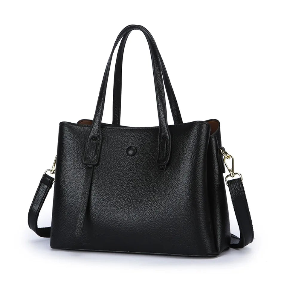 Bolsa Tote Trapeze em Couro Tecnológico