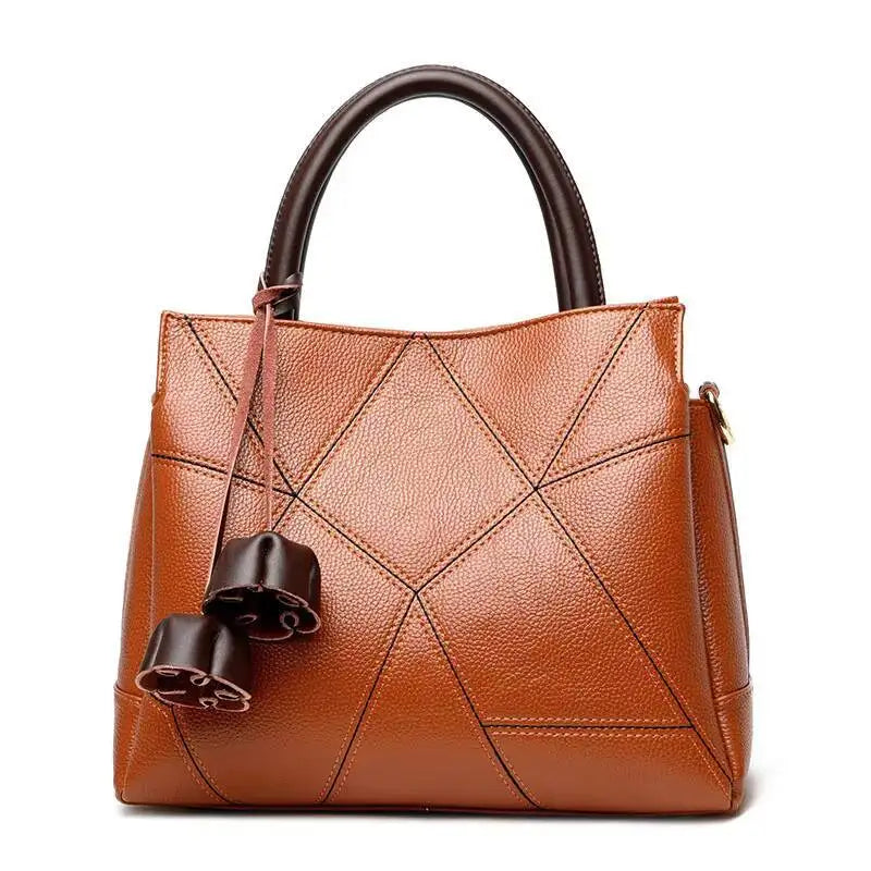 Bolsa Vértice de Couro