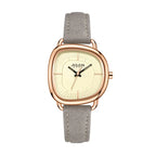 Relógio Feminino Julius Minimalista Com Pulseira de Couro Camurça