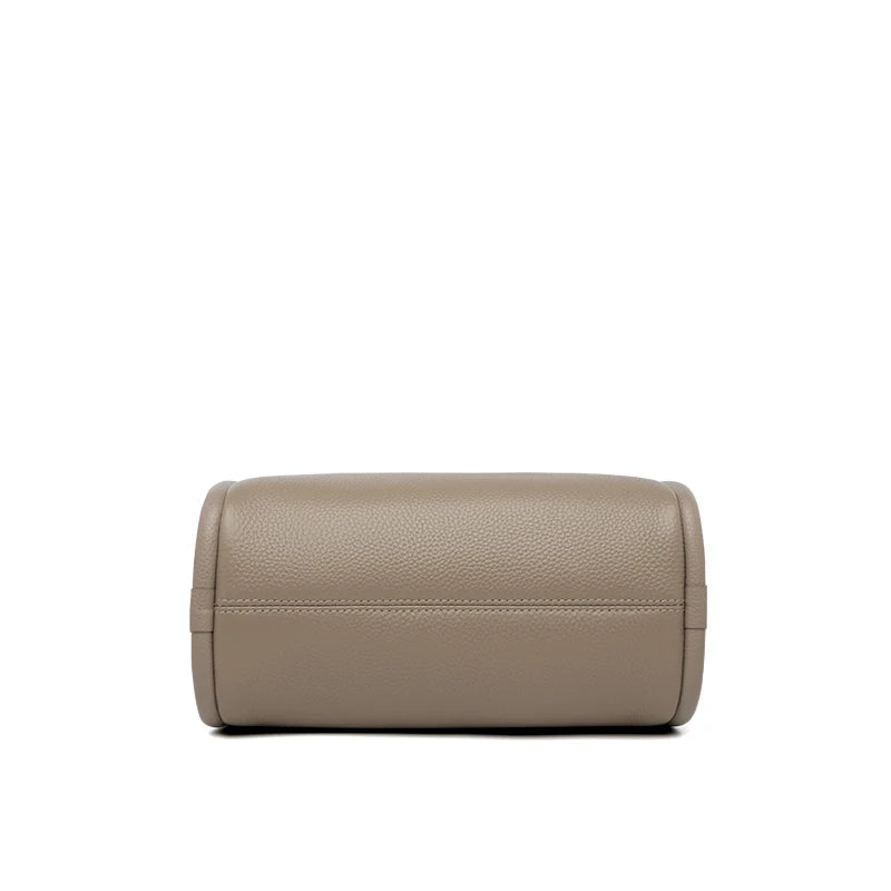 Bolsa Satchel Caramel Silk Scarf em Couro Legitimo