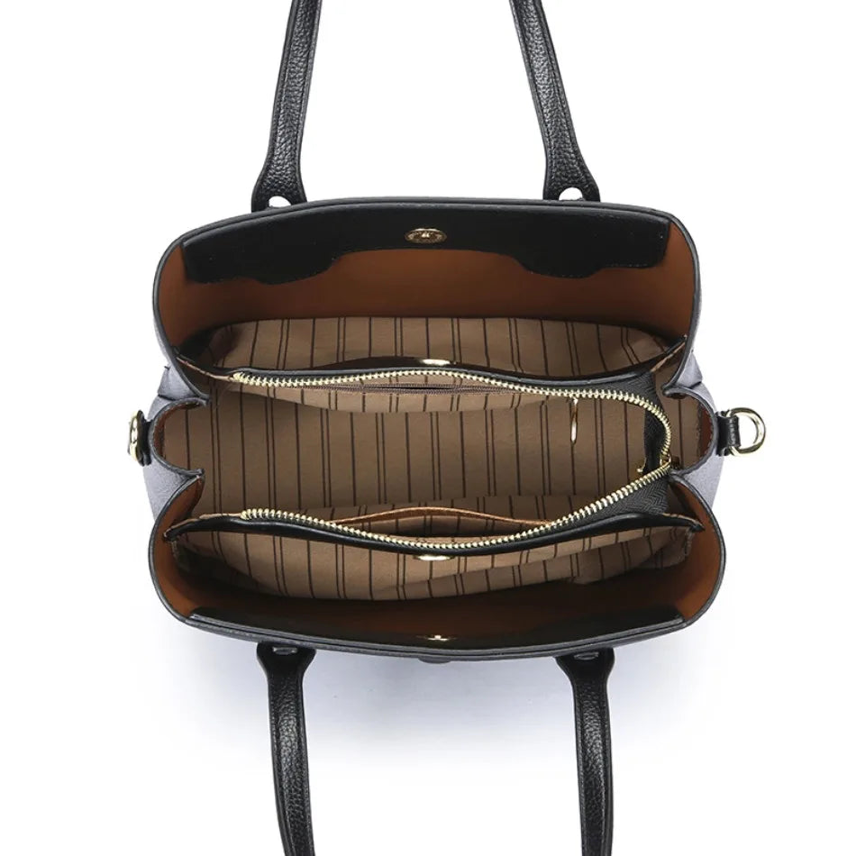 Bolsa Tote Trapeze em Couro Tecnológico