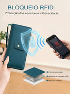 Carteira Stellar RFID Triple Shield